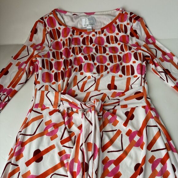 Donna Morgan tie waist dress retro size 2 - Picture 5 of 11
